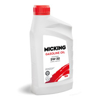 как выглядит масло моторное micking gasoline oil mg1 5w30 sp 1л на фото