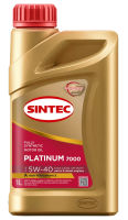 как выглядит масло моторное sintec platinum 7000 5w-40 a3/b4 sn/cf 1л на фото